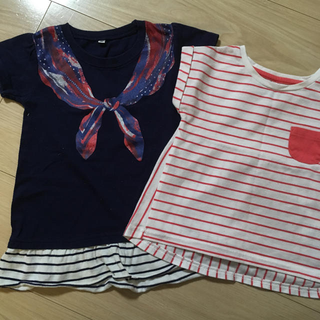 GLOBAL WORK(グローバルワーク)の95センチ Tシャツ セット キッズ/ベビー/マタニティのキッズ服女の子用(90cm~)(Tシャツ/カットソー)の商品写真