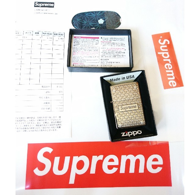 Supreme/ダイヤモンドプレートジッポ ZIPPO