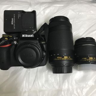 ニコン(Nikon)のmoe様専用！NikonのD5500と最新のWレンズです。(デジタル一眼)