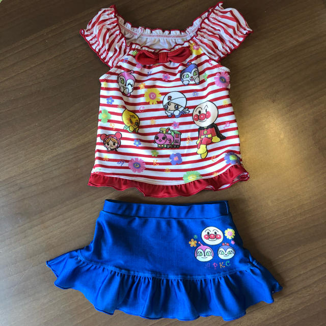 アンパンマン(アンパンマン)のアンパンマン キッズコレクション 水着 90 キッズ/ベビー/マタニティのキッズ服女の子用(90cm~)(水着)の商品写真