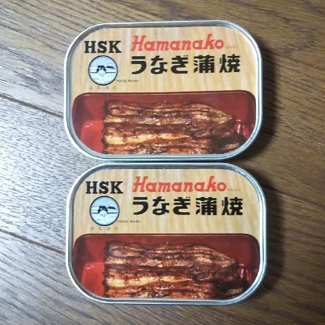 浜名湖うなぎ蒲焼き缶詰め2缶 食品/飲料/酒の加工食品(缶詰/瓶詰)の商品写真