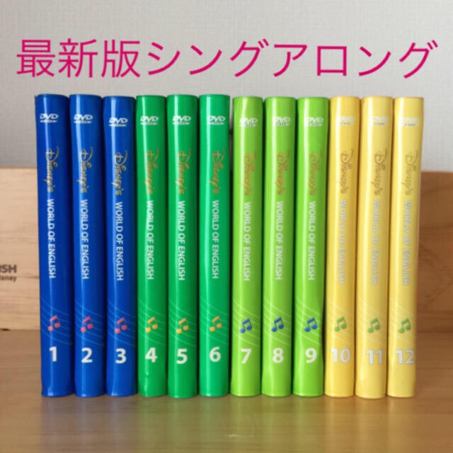 シングアロング DWE Sing along! 最新版 DVD 12巻 研磨済み-