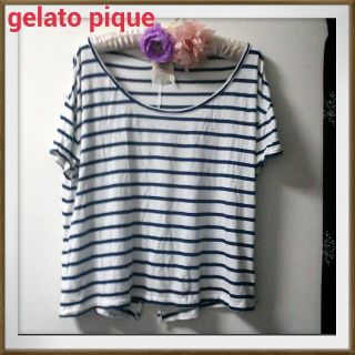 ジェラートピケ(gelato pique)のジェラートピケ♥ボーダーカットソー(Tシャツ(半袖/袖なし))