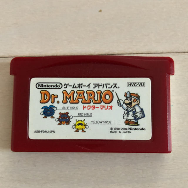 ドクター マリオ Dr.MARIO ゲームボーイアドバンス GBA | フリマアプリ ラクマ