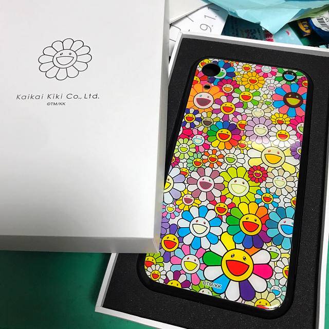 正規品 村上隆 Flower Flip Case フラワー 携帯ケース スマホ