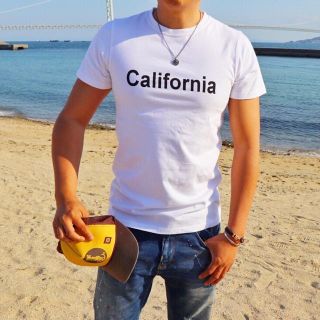 ルーカ(RVCA)のインスタで話題☆lussosurf カリフォルニアTシャツ L☆デウス(Tシャツ/カットソー(半袖/袖なし))