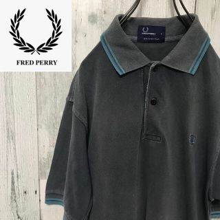 フレッドペリー(FRED PERRY)のレッドペリー☆刺繍ロゴ入り ビッグロゴ ワンポイントロゴ ポロシャツ(ポロシャツ)