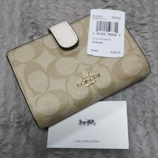 コーチ(COACH)の【新品】コーチ COACH 二つ折り財布  F23553(財布)
