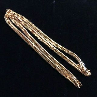 ジュエリーツツミ(JEWELRY TSUTSUMI)のTSUTSUMI K18 喜平ネックレス 6面 ゴールド 金無垢　18k(ネックレス)