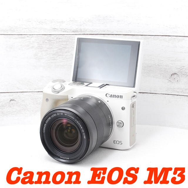 ミラーレス一眼❤️Wi-Fiでスマホに転送❤️バッテリー2個❤️Canon EOS M3