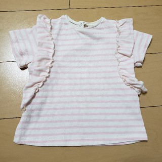 ザラキッズ(ZARA KIDS)のさーたん様専用★ZARA baby 92 ピンク  フリル 半袖 Tシャツ(Tシャツ/カットソー)