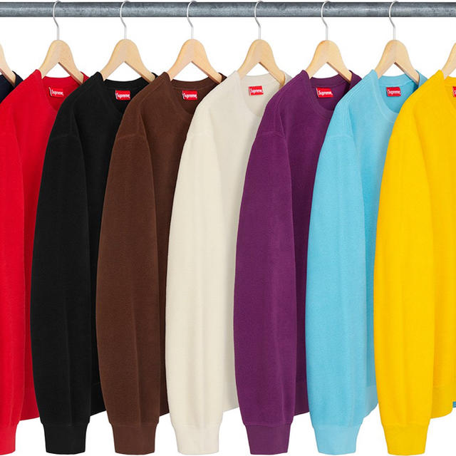 supreme Polartec Small Box Crewneck