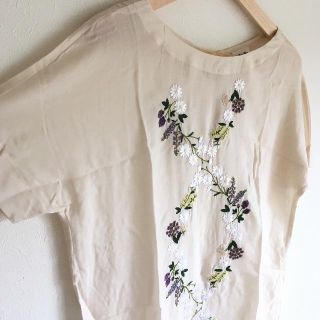 ニーム(NIMES)の新品未使用☆NIMES 刺繍 チュニック ワンピース(ひざ丈ワンピース)