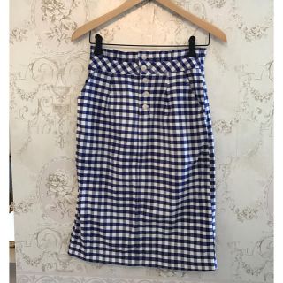 ダブルクローゼット(w closet)のダブルクローゼット チェックスカート(ひざ丈スカート)