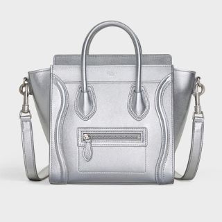 セリーヌ(celine)のセリーヌ 2019ss 新品未使用 ラゲージナノ／ラミネーテッドラムスキン(ハンドバッグ)