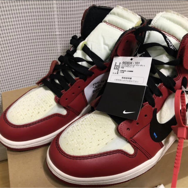 NIKE(ナイキ)の国内正規品off white nike the ten air Jordan1  メンズの靴/シューズ(スニーカー)の商品写真