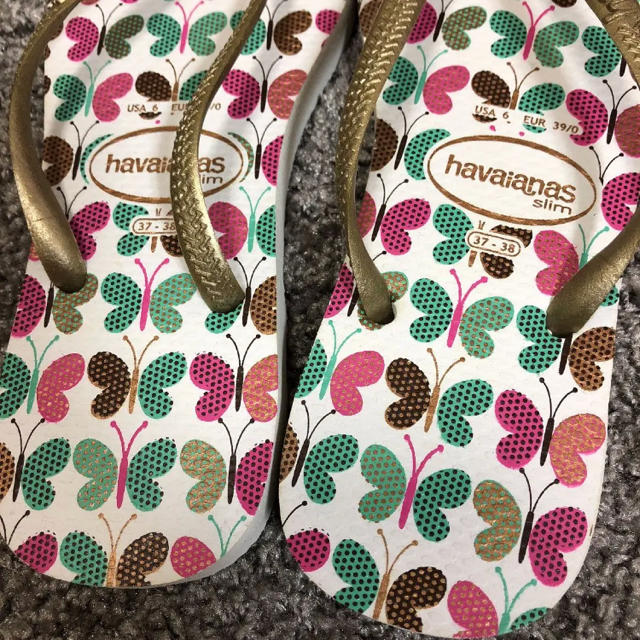 havaianas(ハワイアナス)のmaronkuro様専用☆未使用☆ハワイアナス☆ハワイアナス スリム☆ビーサン☆ レディースの靴/シューズ(ビーチサンダル)の商品写真