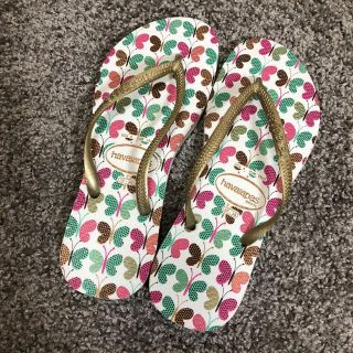 ハワイアナス(havaianas)のmaronkuro様専用☆未使用☆ハワイアナス☆ハワイアナス スリム☆ビーサン☆(ビーチサンダル)