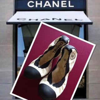 シャネル(CHANEL)の訳あり、可愛いくしゅくしゅCHANEL♡(ハイヒール/パンプス)