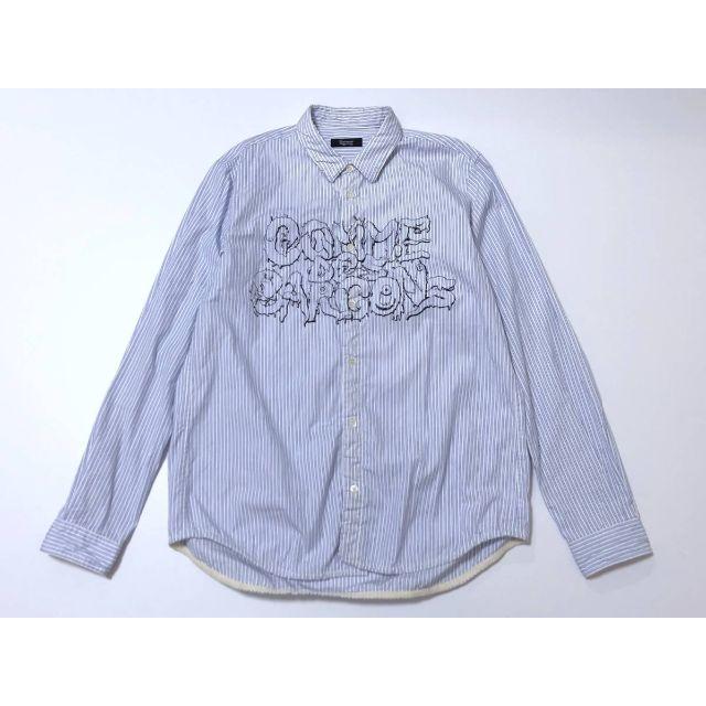 UNDERCOVER(アンダーカバー)のb24新品同様　アンダーカバー　×　DSMG　限定　ストライプ　裏縮絨シャツ3 メンズのトップス(シャツ)の商品写真