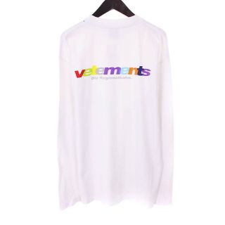 vetemens ロゴカットソーSサイズ(Tシャツ/カットソー(七分/長袖))