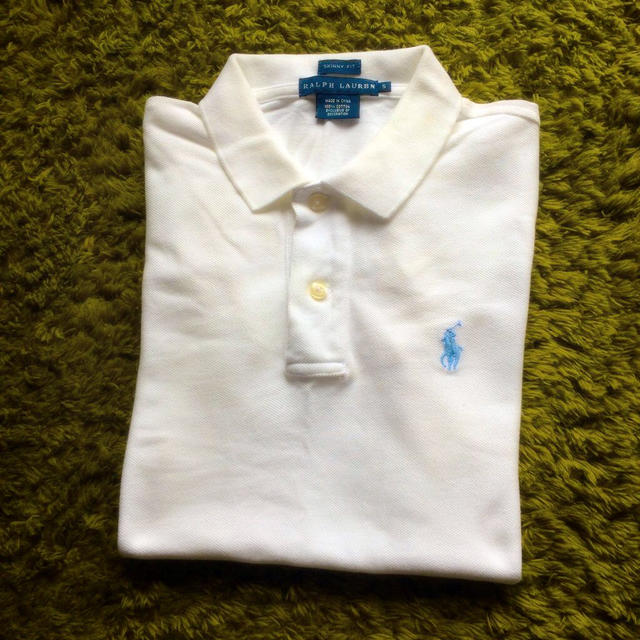 Ralph Lauren(ラルフローレン)のラルフローレン☆ホワイトポロシャツ レディースのトップス(Tシャツ(半袖/袖なし))の商品写真
