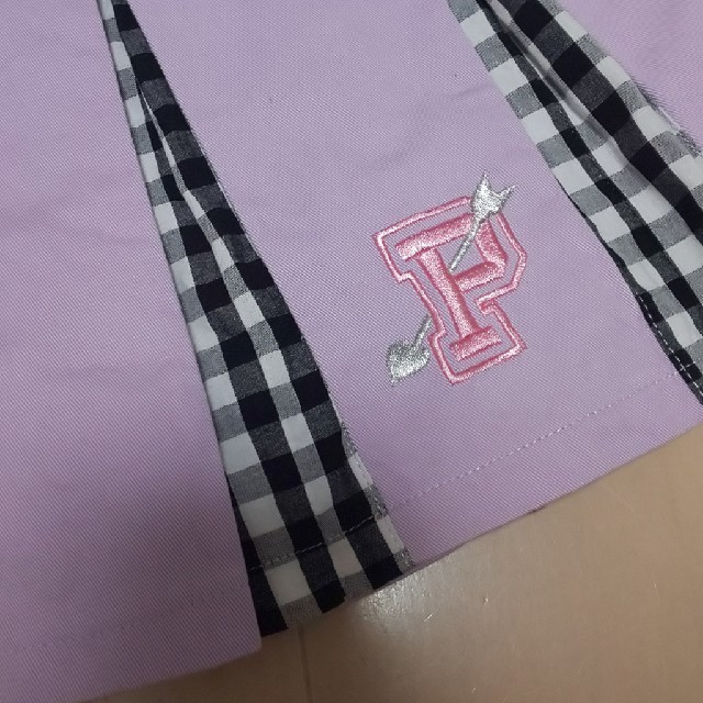 PINK-latte(ピンクラテ)の美品☆ﾋﾟﾝｸﾗﾃ  ラベンダープリーツスカート キッズ/ベビー/マタニティのキッズ服女の子用(90cm~)(スカート)の商品写真