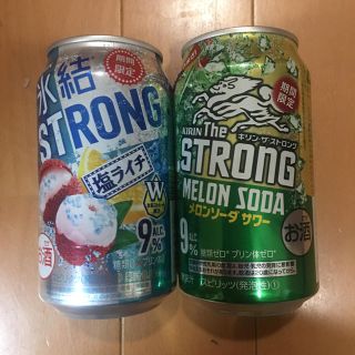 キリン(キリン)の氷結ストロング塩ライチ キリンザストロングメロンソーダサワー(リキュール/果実酒)