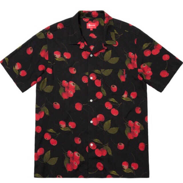 メンズSupreme Cherry Rayon S/S Shirt サイズS 新品