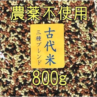 古代米3種ブレンド　愛媛県産　800ｇ(米/穀物)