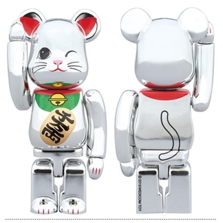 メディコムトイ(MEDICOM TOY)のベアブリック BE@RBRICK 招き猫 銀メッキ 四 4 400% ソラマチ(その他)