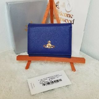 ヴィヴィアンウエストウッド(Vivienne Westwood)の【新品/未使用/正規品】ヴィヴィアン・ウエストウッド/折り財布/青(財布)