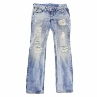 ディーゼル(DIESEL)の美品　ディーゼル LOWETTE ストレート ダメージ デニム size27(デニム/ジーンズ)