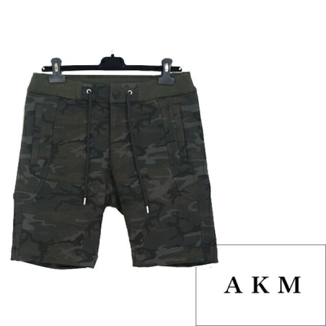 AKM ショートパンツ ソリッドハーフ オリジナルストレッチジャージー