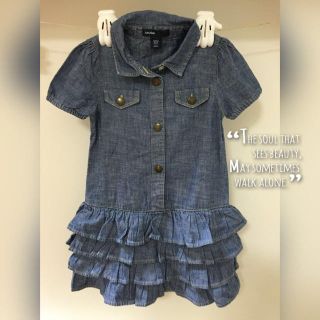 ベビーギャップ(babyGAP)のモニョ様  GAPデニムフリルワン100(ワンピース)