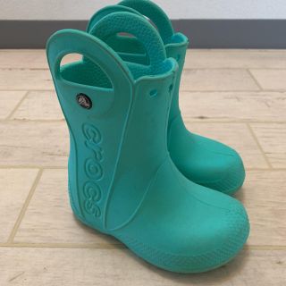 クロックス(crocs)のクロックス 長靴 レインブーツ c9 16㎝ 16.5㎝(長靴/レインシューズ)