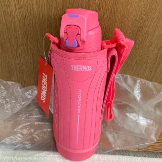 サーモス(THERMOS)のサーモス THERMOS ピンク １リットル 水筒(水筒)