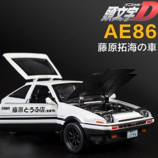 トヨタ(トヨタ)の希少 イニシャルD 藤原拓海 ハチロク トレノ ミニカー ラスト1つ 早い者勝ち(車体)