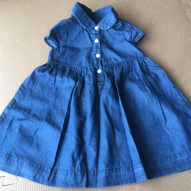 babyGAP(ベビーギャップ)の専用★ デニムワンピース&ロンT キッズ/ベビー/マタニティのキッズ服女の子用(90cm~)(ワンピース)の商品写真