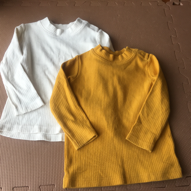 babyGAP(ベビーギャップ)の専用★ デニムワンピース&ロンT キッズ/ベビー/マタニティのキッズ服女の子用(90cm~)(ワンピース)の商品写真