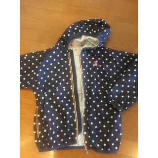 ジェイクルー(J.Crew)のJ.CREW キッズ 10歳 ドット パーカー ナイロン 美品 折り畳み (ジャケット/上着)