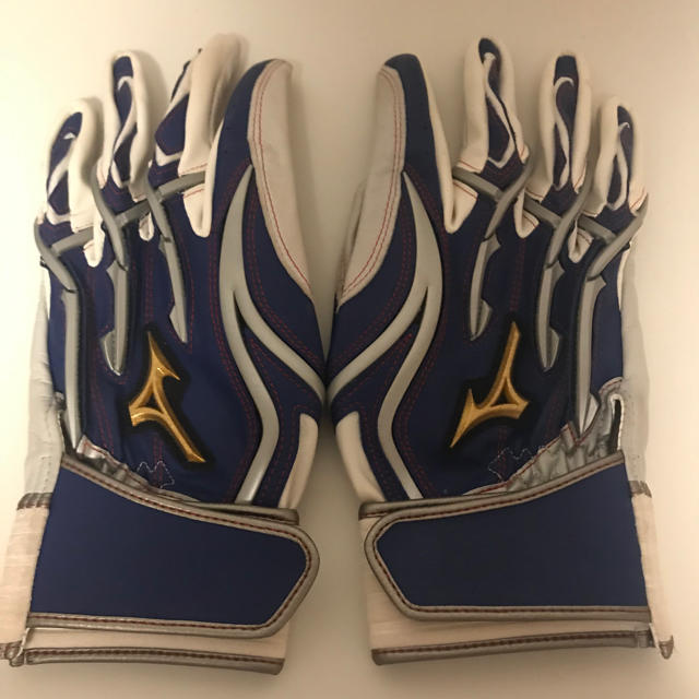 MIZUNO(ミズノ)のミズノプロ限定バッティング手袋 スポーツ/アウトドアの野球(グローブ)の商品写真