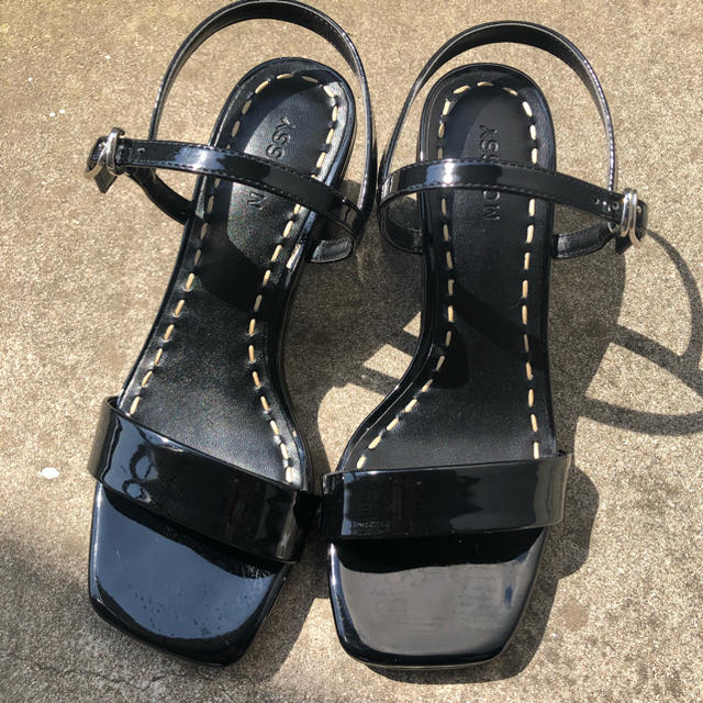 moussy(マウジー)のmoussy JUICY COLOR SANDALS Mサイズ レディースの靴/シューズ(サンダル)の商品写真