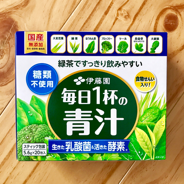 伊藤園(イトウエン)の伊藤園 毎日1杯の青汁 粉末タイプ (無糖) 5.6g×20包 食品/飲料/酒の健康食品(青汁/ケール加工食品)の商品写真