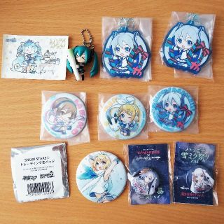 おまけ追加、 雪ミク、初音ミクセット(バッジ/ピンバッジ)