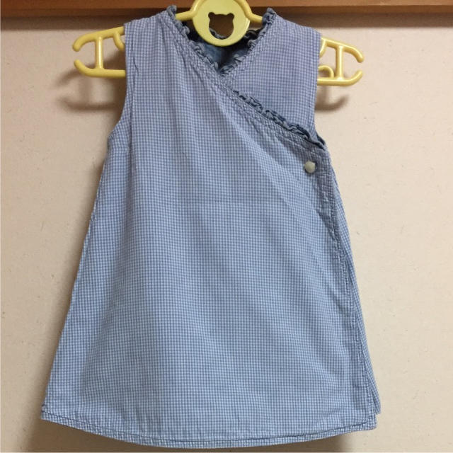 babyGAP(ベビーギャップ)のbaby GAPリバーシブルワンピース キッズ/ベビー/マタニティのキッズ服女の子用(90cm~)(ワンピース)の商品写真