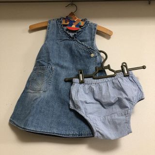 ベビーギャップ(babyGAP)のbaby GAPリバーシブルワンピース(ワンピース)