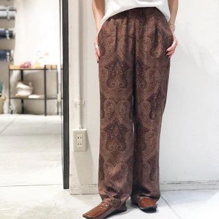 トゥデイフル(TODAYFUL)のPaisley Rough Pants♡36 新品未使用(カジュアルパンツ)