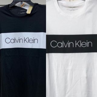 カルバンクライン(Calvin Klein)の【新品】【即発】 Calvin Klein  Tシャツ 2点 黒S/白M(Tシャツ/カットソー(半袖/袖なし))