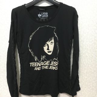 ヒステリックグラマー(HYSTERIC GLAMOUR)のhysterics タグ有り・両サイド編み上げトップス(カットソー(長袖/七分))